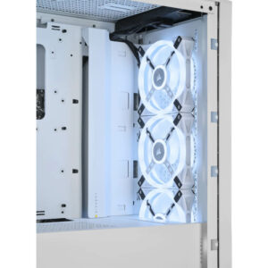 Corsair iCUE 4000D RGB AIRFLOW QL Edition True White - Mid-Tower ATX Case