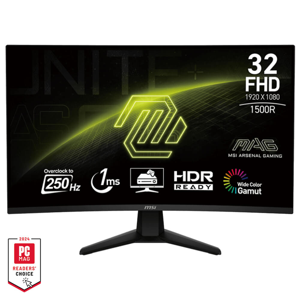 MSI MAG 32C6X H1 MSI MAG 32C6X - 32 inch FHD VA | 250Hz | 1ms | Curved Monitor