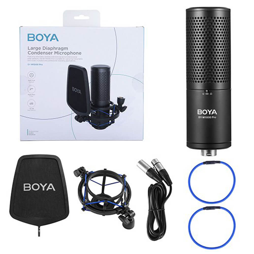 BOYA BY M1000 Pro H5 BOYA BY-M1000 Pro - Large-Diaphragm Condenser Microphone - Ảnh 5