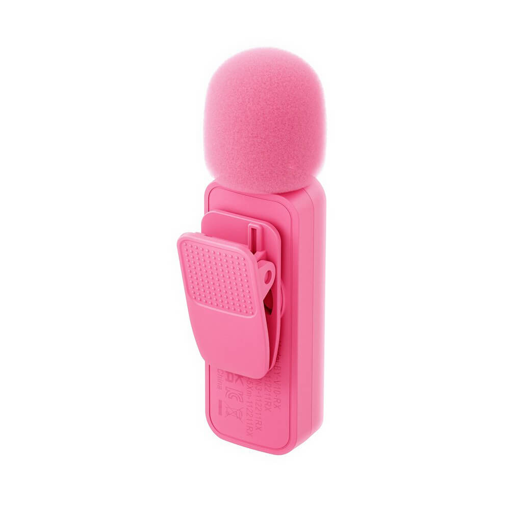 BOYA BY V2 Pink H3 BOYA BY-V20 Pink - Dual-Channel Wireless Microphone - Ảnh 3