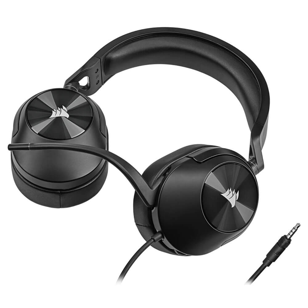 Corsair HS55 Stereo Carbon H3 Corsair HS55 Stereo - Wired Gaming Headset - Ảnh 3