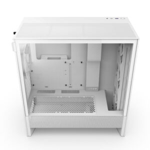 NZXT H5 Flow RGB 2024 - White - Compact Mid-tower Airflow Case