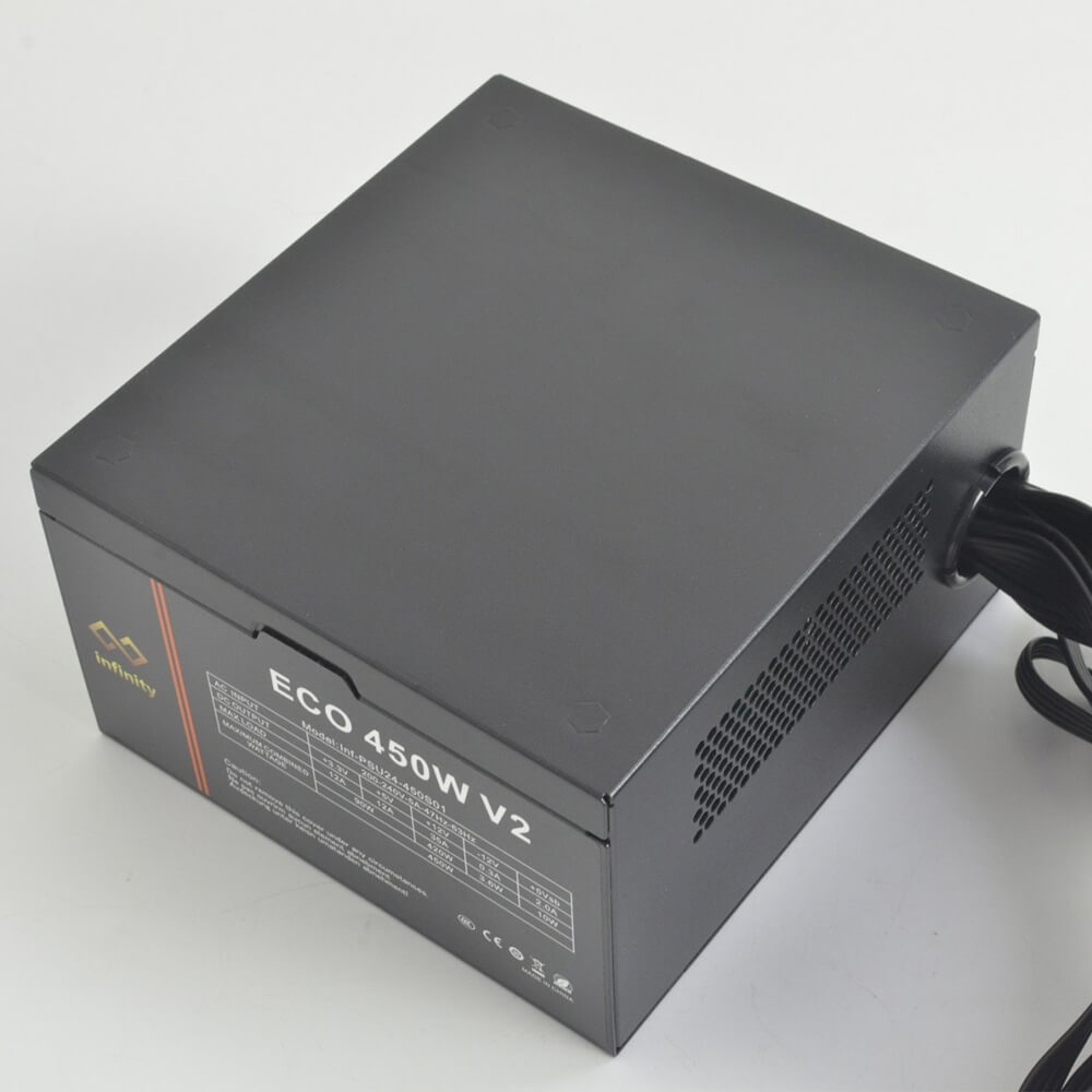Infinity ECO 450W V2 H04 Infinity ECO 450W V2 – DC to DC – Hiệu suất 85% – Active PFC – Single Rail - Ảnh 4