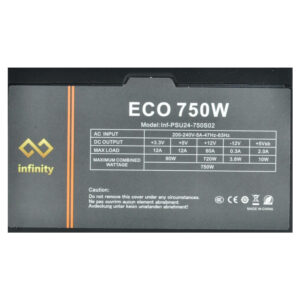 Infinity ECO 750W – DC to DC – Hiệu suất 85% – Active PFC – Single Rail