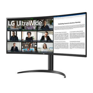 LG UltraWide 34WR55QC-B - 34 inch WQHD VA | 100Hz | 5ms | USB Type-C | Cruved | Gaming Monitor