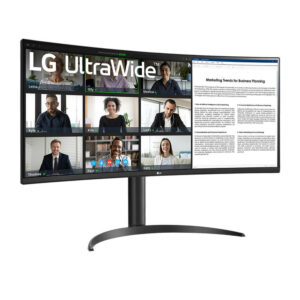 LG UltraWide 34WR55QC-B - 34 inch WQHD VA | 100Hz | 5ms | USB Type-C | Cruved | Gaming Monitor