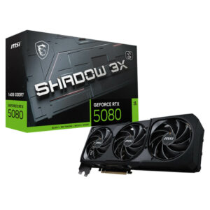 MSI GeForce RTX™ 5080 16G SHADOW 3X OC- 16GB GDDR7