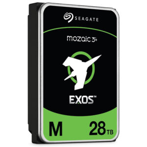 Seagate Exos M 28TB ST28000NM003K H2 Seagate Exos M 28TB Enterprise Internal Hard Drive HDD - 3.5in 6GB/s SATA 7200RPM Cache 512MB (ST28000NM003K)