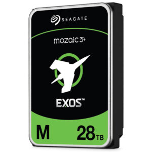 Seagate Exos M 28TB ST28000NM003K H3 Seagate Exos M 28TB Enterprise Internal Hard Drive HDD - 3.5in 6GB/s SATA 7200RPM Cache 512MB (ST28000NM003K)