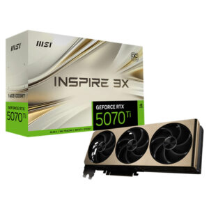 MSI GeForce RTX™ 5070 Ti 16G INSPIRE 3X OC - 16GB GDDR7
