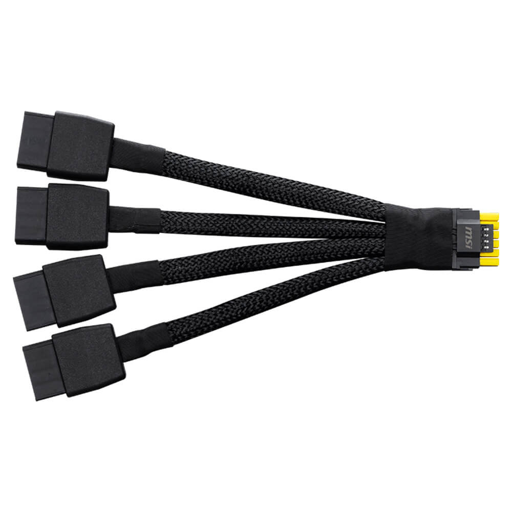MSI GeForce RTX 5090 power cable MSI GeForce RTX™ 5090 32G GAMING TRIO OC - 32GB GDDR7 - Ảnh 6