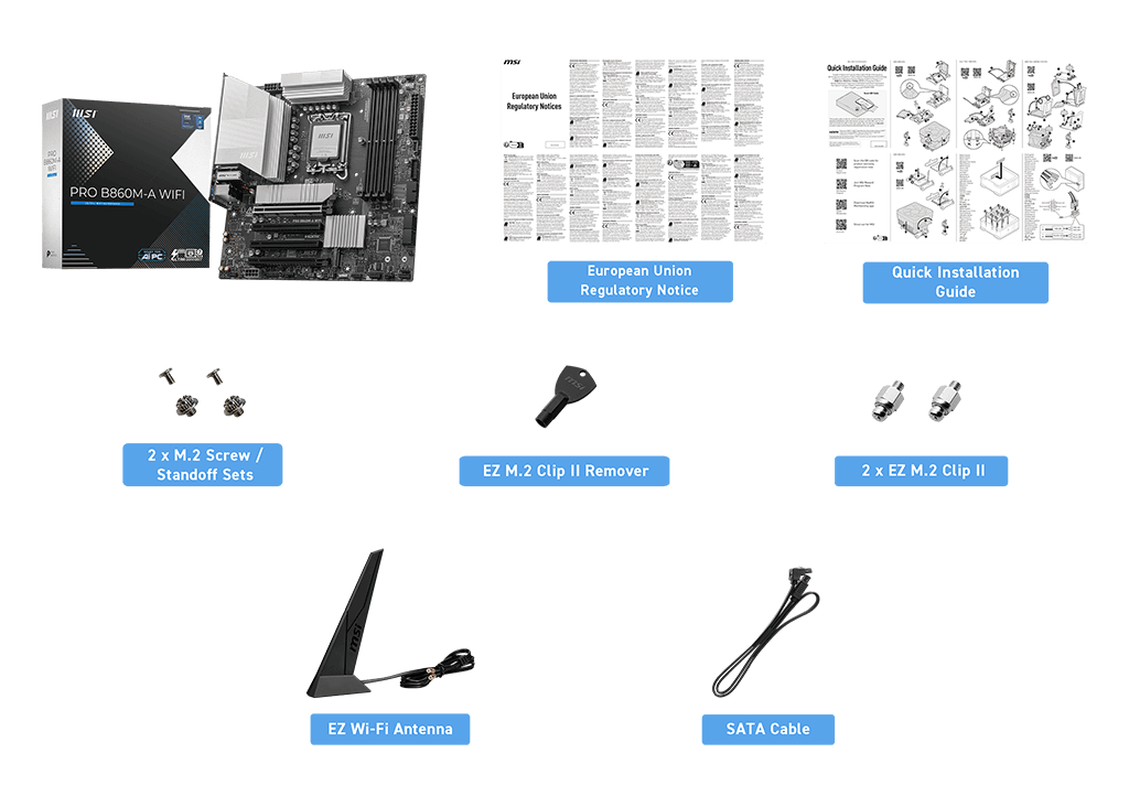MSI PRO B860M-A WIFI - Socket 1851