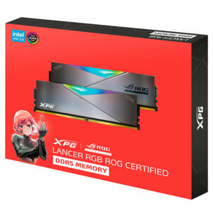 ADATA LANCER RGB ROG CERTIFIED DDR5 - 32GB (2x16GB) DDR5 - Bus 6600MHz Cas 32