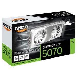 INNO3D GeForce RTX™ 5070 TWIN X2 OC WHITE - 12GB GDDR7