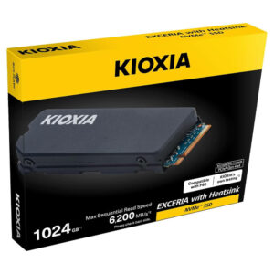Kioxia Exceria with Heatsink 1TB - NVMe PCIe Gen 4x4 SSD