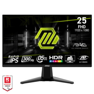 MSI MAG 255XF - 25 inch FHD Rapid IPS / 300Hz / 0.5ms / Gaming Monitor