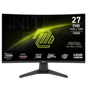 MSI MAG 27C6F - 27 inch FHD Rapid VA / 180Hz / 0.5ms / Curved
