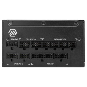 MSI MAG A1000GL PCIE5 - 1000W 80 PLUS Gold - Fully Modular - Support PCIe Gen 5.1 Graphics Card