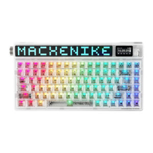 Machenike KT84-B84W Smart Screen Tri-mode - Wireless Gaming Mechanical Keyboard