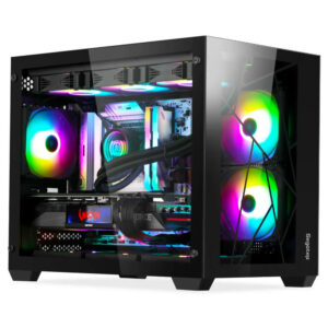 Segotep LUMI II Black - M-ATX Case