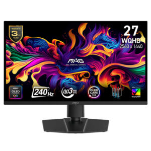 MSI MAG 273QP QD-OLED X24 - 27 inch WQHD QD-OLED | 240Hz | 0.03ms | Gaming Monitor