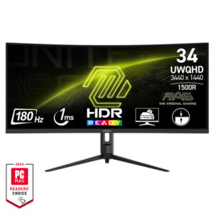 MSI MAG 342CQR E2 - 34 inch UWQHD VA | 180Hz | 1ms | Curved Monitor
