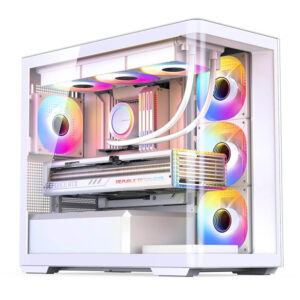 Jonsbo D300 White - M-ATX Case