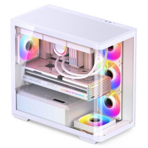 Jonsbo D300 White - M-ATX Case