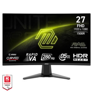 MSI MAG 276CXF - 27 inch FHD Rapid VA / 280Hz / 0.5ms / Curved