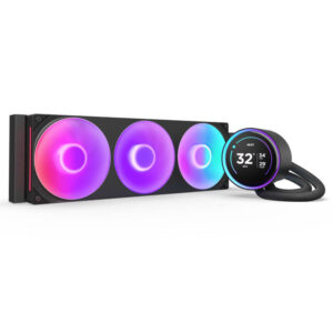 NZXT Kraken Elite 360 RGB V2 Matte Black - 360mm AIO Liquid Cooler with LCD Display and RGB Fans