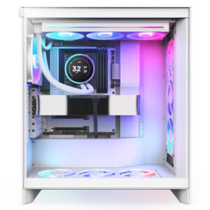 NZXT Kraken Elite 360 RGB V2 Matte White - 360mm AIO Liquid Cooler with LCD Display and RGB Fans