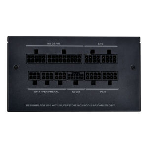 SilverStone DA850R Gold - Black - 80 PLUS Gold 850W ATX3.0/3.1 & PCIe 5 Fully Modular Power Supply