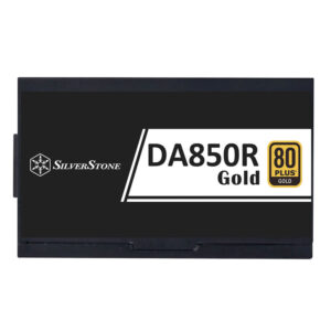 SilverStone DA850R Gold - Black - 80 PLUS Gold 850W ATX3.0/3.1 & PCIe 5 Fully Modular Power Supply