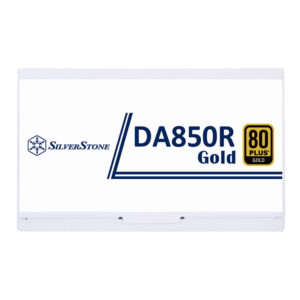 SilverStone DA850R Gold - White - 80 PLUS Gold 850W ATX3.0/3.1 & PCIe 5 Fully Modular Power Supply