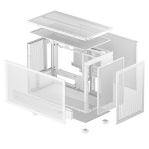 Deepcool CH260 WH - High-airflow M-ATX Case