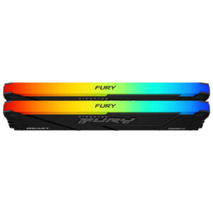 Kingston Fury Beast RGB - 32GB (2x16GB) DDR4 - Bus 3600MHz Cas 18 - KF436C18BB2AK2/32