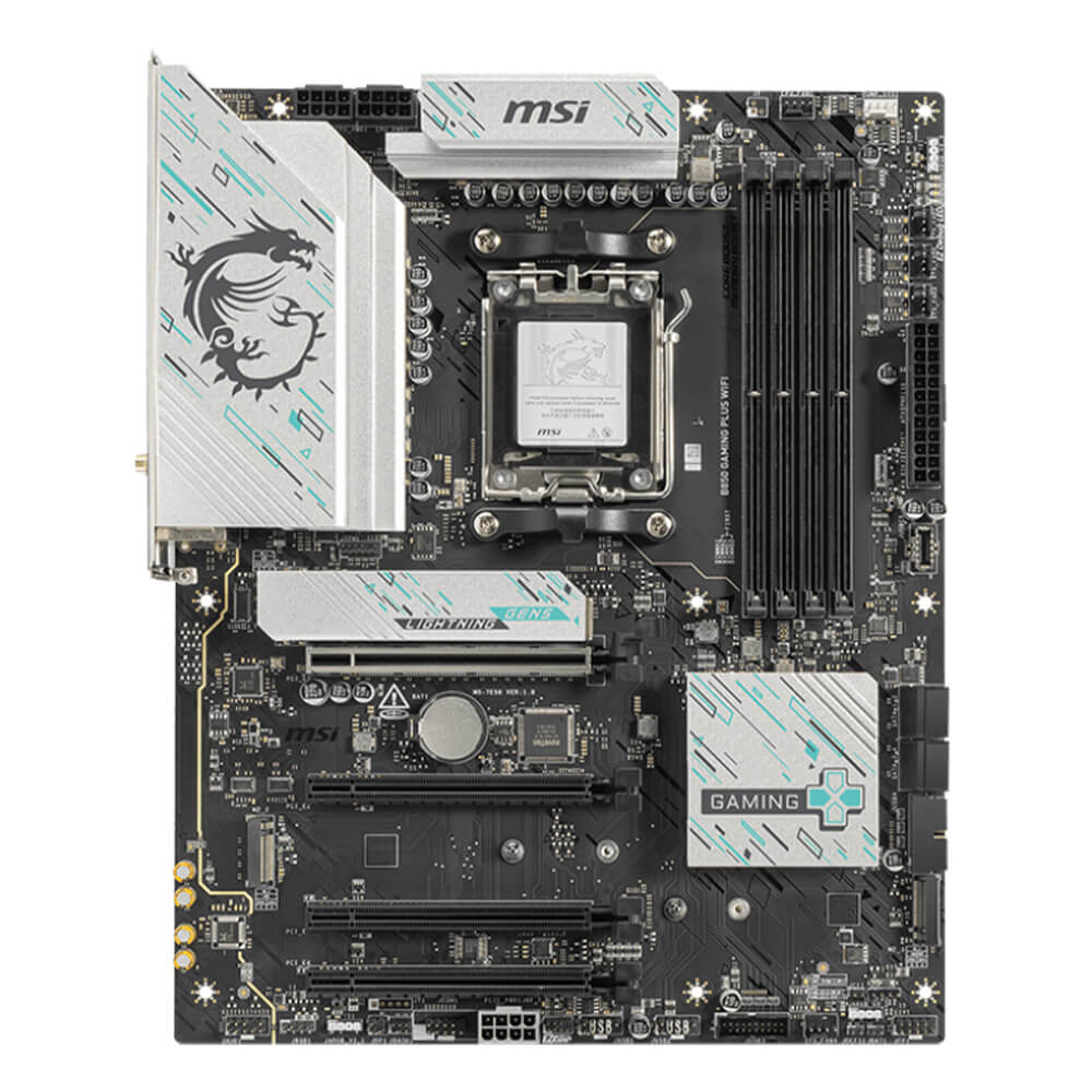 MSI B850 GAMING PLUS WIFI H2 MSI B850 GAMING PLUS WIFI - Socket AM5 - Ảnh 2