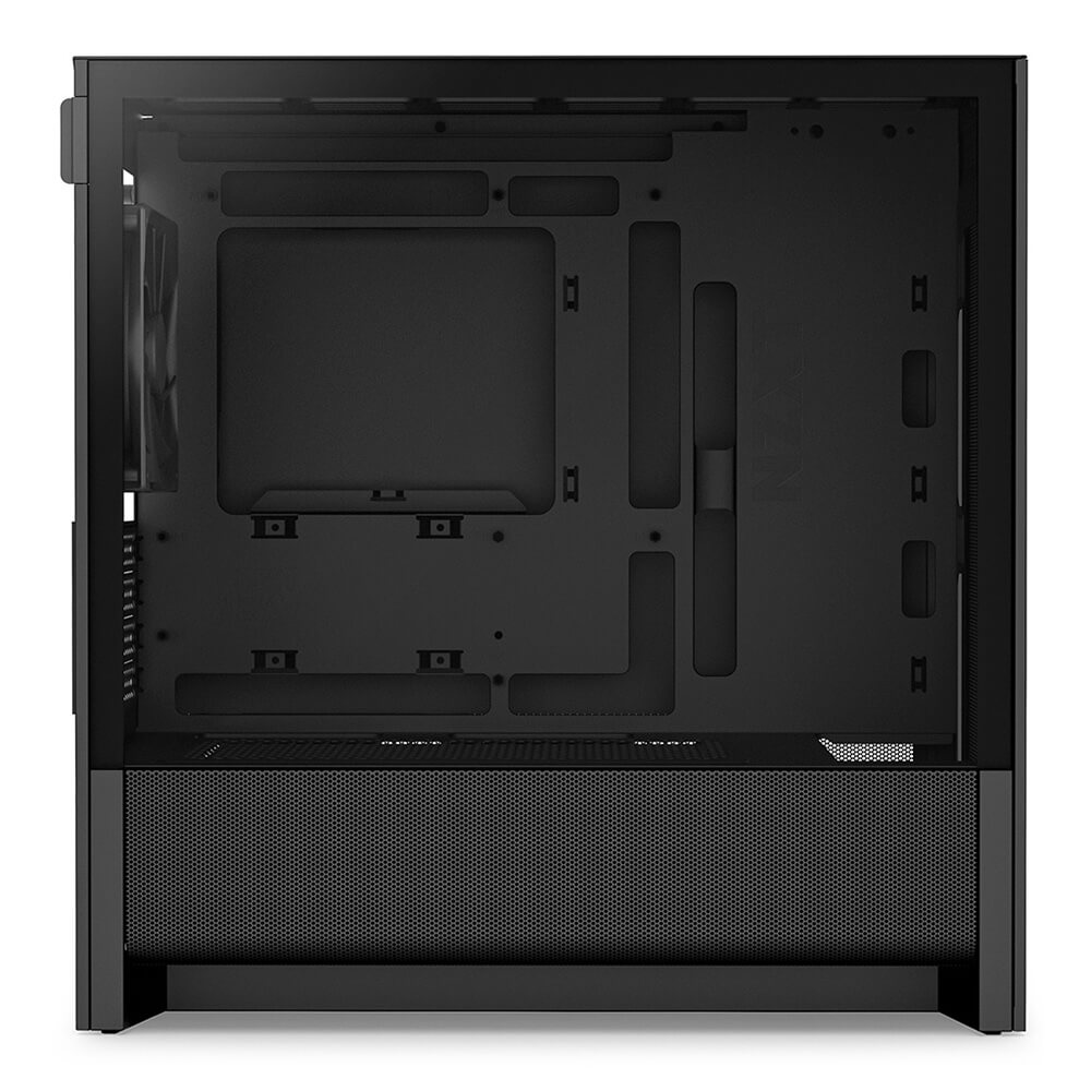NZXT H3 Flow Black H2 NZXT H3 Flow - Black - Micro-ATX Airflow Case - Ảnh 2