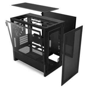 NZXT H3 Flow Black H7 NZXT H3 Flow - Black - Micro-ATX Airflow Case