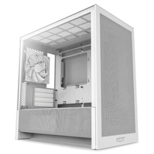 NZXT H3 Flow - White - Micro-ATX Airflow Case