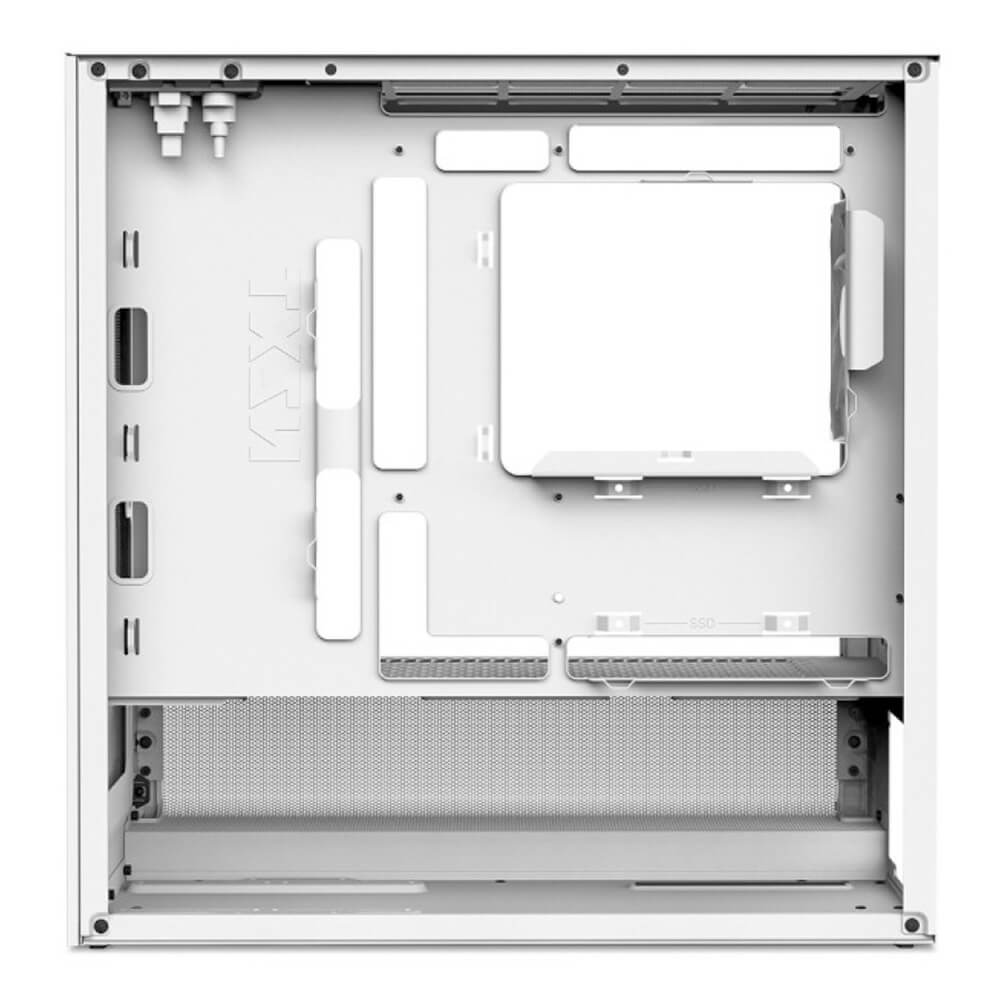 NZXT H3 Flow White H5 NZXT H3 Flow - White - Micro-ATX Airflow Case - Ảnh 5