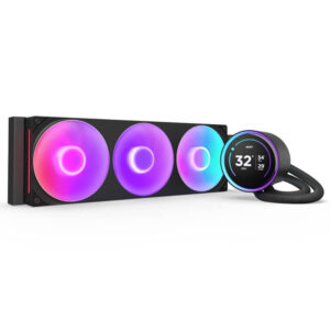 NZXT Kraken Elite 420 RGB V2 Matte Black - 420mm AIO Liquid Cooler with LCD Display and RGB Fans