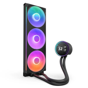 NZXT Kraken Elite 420 RGB V2 Matte Black - 420mm AIO Liquid Cooler with LCD Display and RGB Fans
