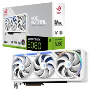ASUS ROG Astral GeForce RTX™ 5080 WHITE OC Edition - 16GB GDDR7