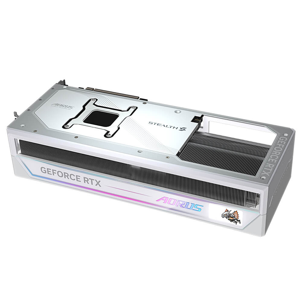 Gigabyte AORUS GeForce RTX 5090 STEALTH ICE 32G H5 Gigabyte AORUS GeForce RTX™ 5090 STEALTH ICE 32G - 32GB GDDR7 - Ảnh 5