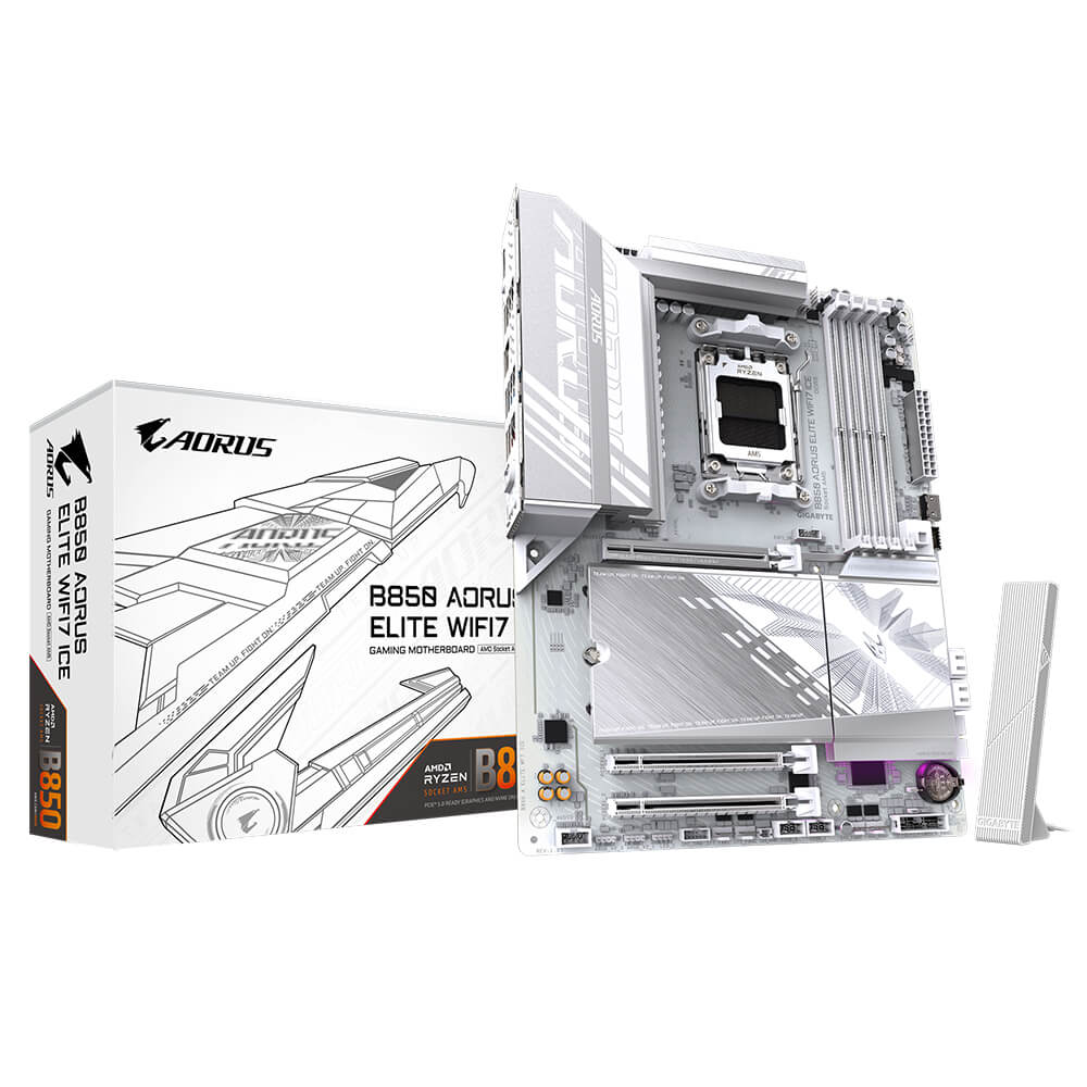 Gigabyte B850 AORUS ELITE WIFI7 ICE H1 Gigabyte B850 AORUS ELITE WIFI7 ICE - Socket AM5