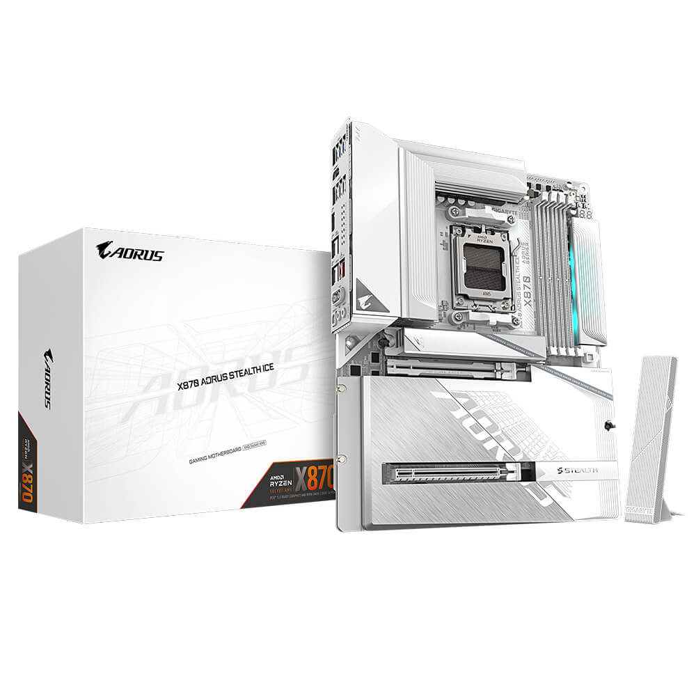 Gigabyte X870 AORUS STEALTH ICE H1 Gigabyte X870 AORUS STEALTH ICE - Socket AM5