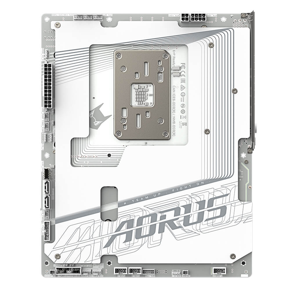 Gigabyte X870 AORUS STEALTH ICE H5 Gigabyte X870 AORUS STEALTH ICE - Socket AM5 - Ảnh 5