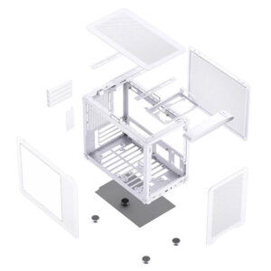 Jonsbo C6 MAX White - Micro-ATX Case