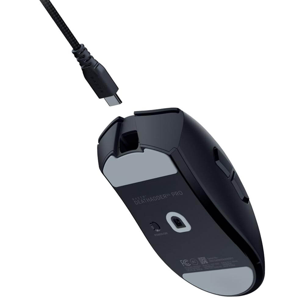 Razer DeathAdder V4 Pro Black H4 Razer DeathAdder V4 Pro - Ultra-lightweight Wireless Ergonomic Esports Mouse - Ảnh 8